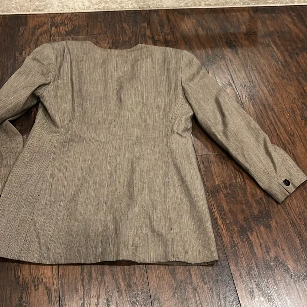 CHRISTIAN DIOR SEPARATES Blazer Size: L | US 10 made in USA in GUC shoulder pads